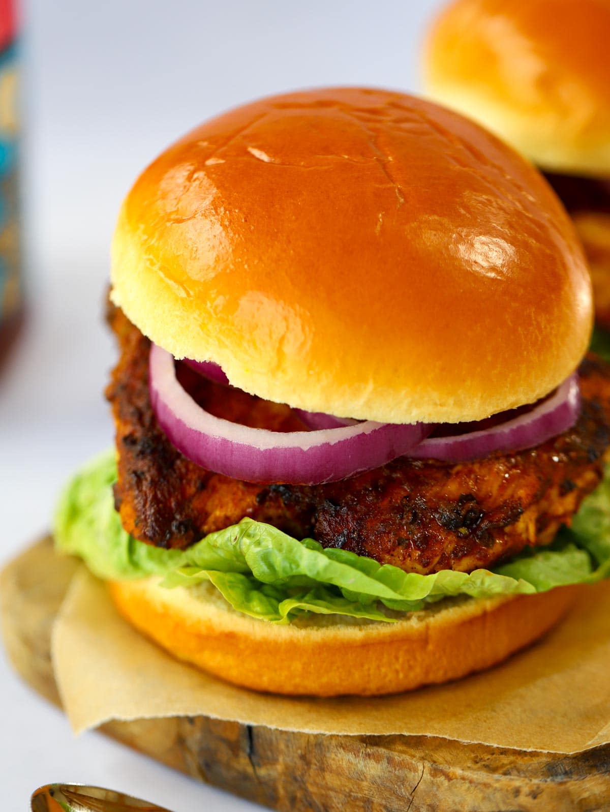 Chicken Tikka Bean Burger